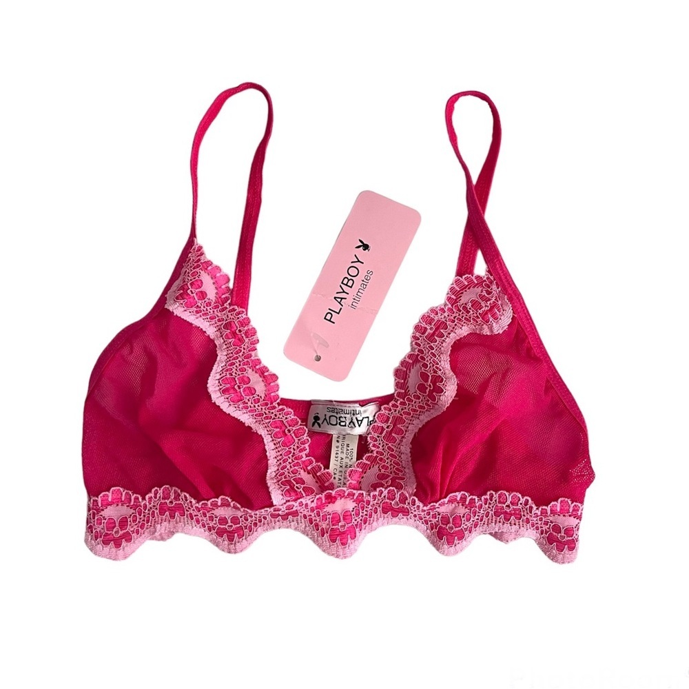 NWT Playboy Baby Pink Bralette​‎
